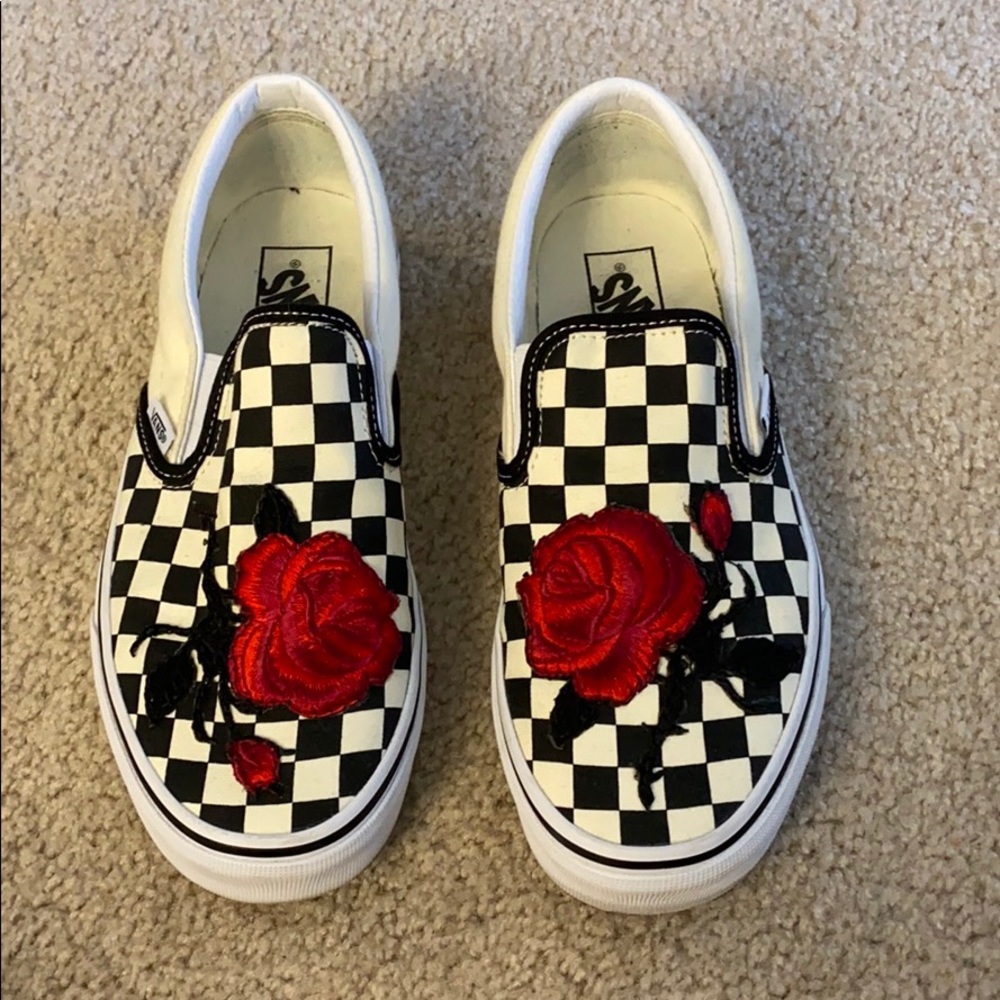 Custom Rose Vans